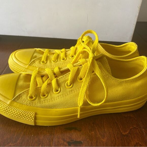 Converse CTAS Pro Monochrome Aurora Yellow Sneaker 166410F Men’s 5 Women’s 7 - Picture 5 of 6